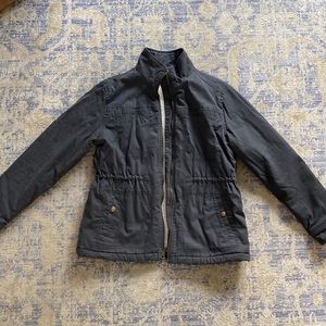 Like-New Sherpa Lined Utility Jacket